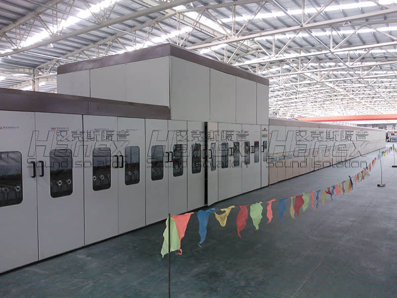 浙江福萊特玻璃鋼化爐噪聲治理（隔音房）項(xiàng)目案例